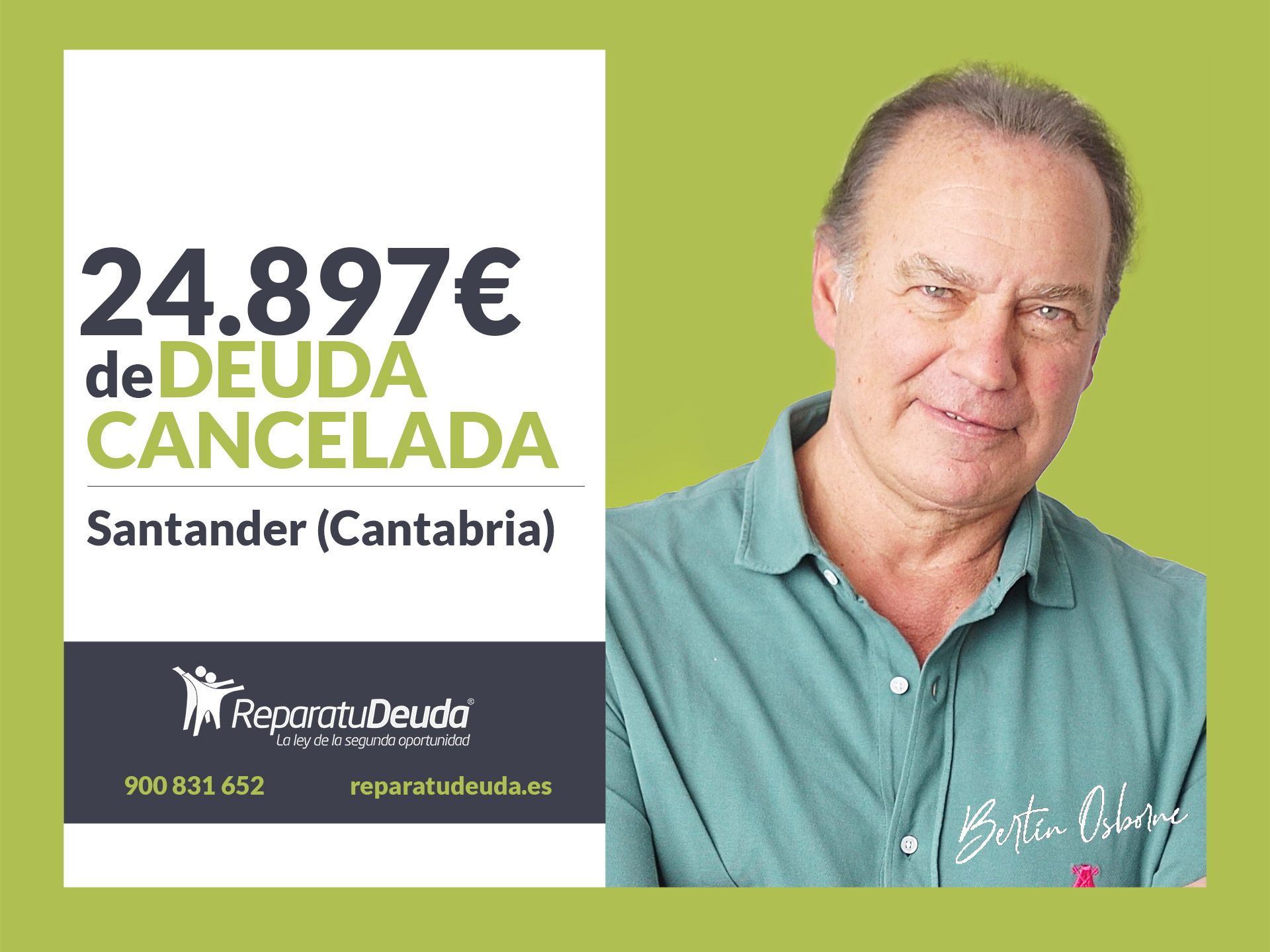 Repara tu Deuda Abogados cancela 24.897? en Santander (Cantabria) con la Ley de Segunda Oportunidad