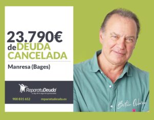 Repara tu Deuda Abogados cancela 23.790€ en Manresa (Bages) con la Ley de la Segunda Oportunidad