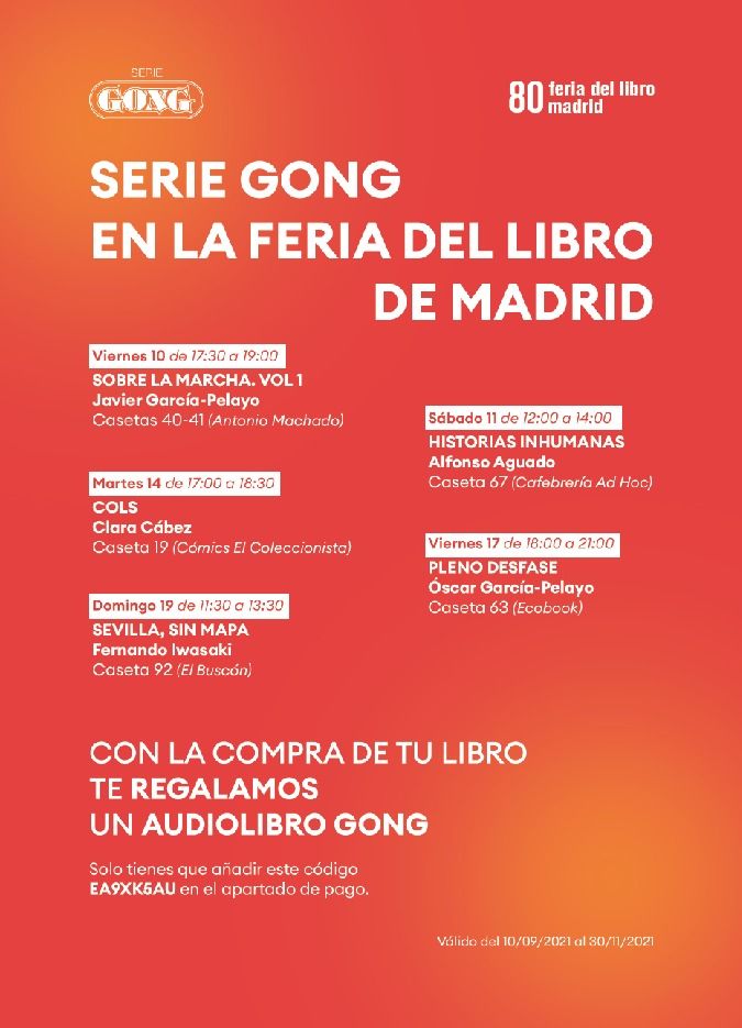 Los autores de Serie Gong firman ejemplares en la esperada Feria del Libro de Madrid