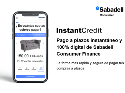 Sabadell Consumer Finance renueva la imagen de InstantCredit la confianza como elemento clave para el e-commerce