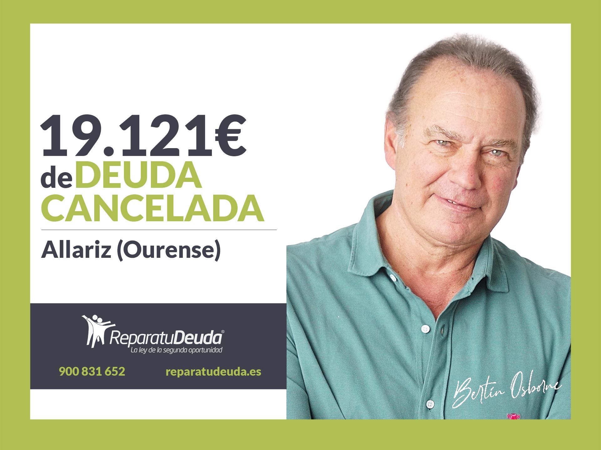 Repara tu Deuda Abogados cancela 19.121? en Allariz (Ourense) gracias a la Ley de Segunda Oportunidad