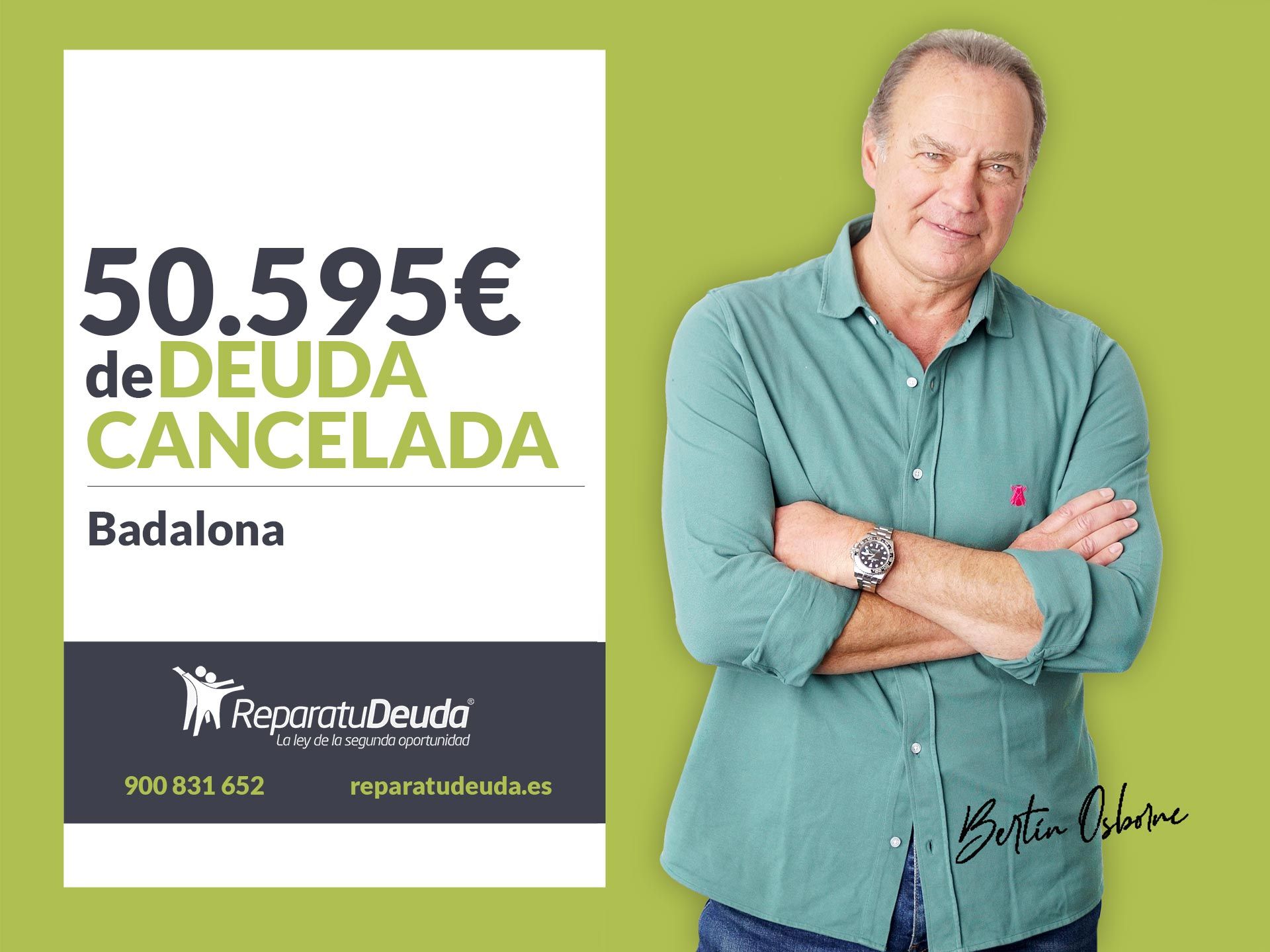 Repara tu Deuda Abogados cancela 50.595? en Badalona (Barcelona) con la Ley de Segunda Oportunidad