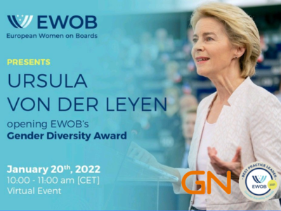 GN, Líder de mejores prácticas en el Informe de igualdad de género de mujeres en juntas directivas europeas