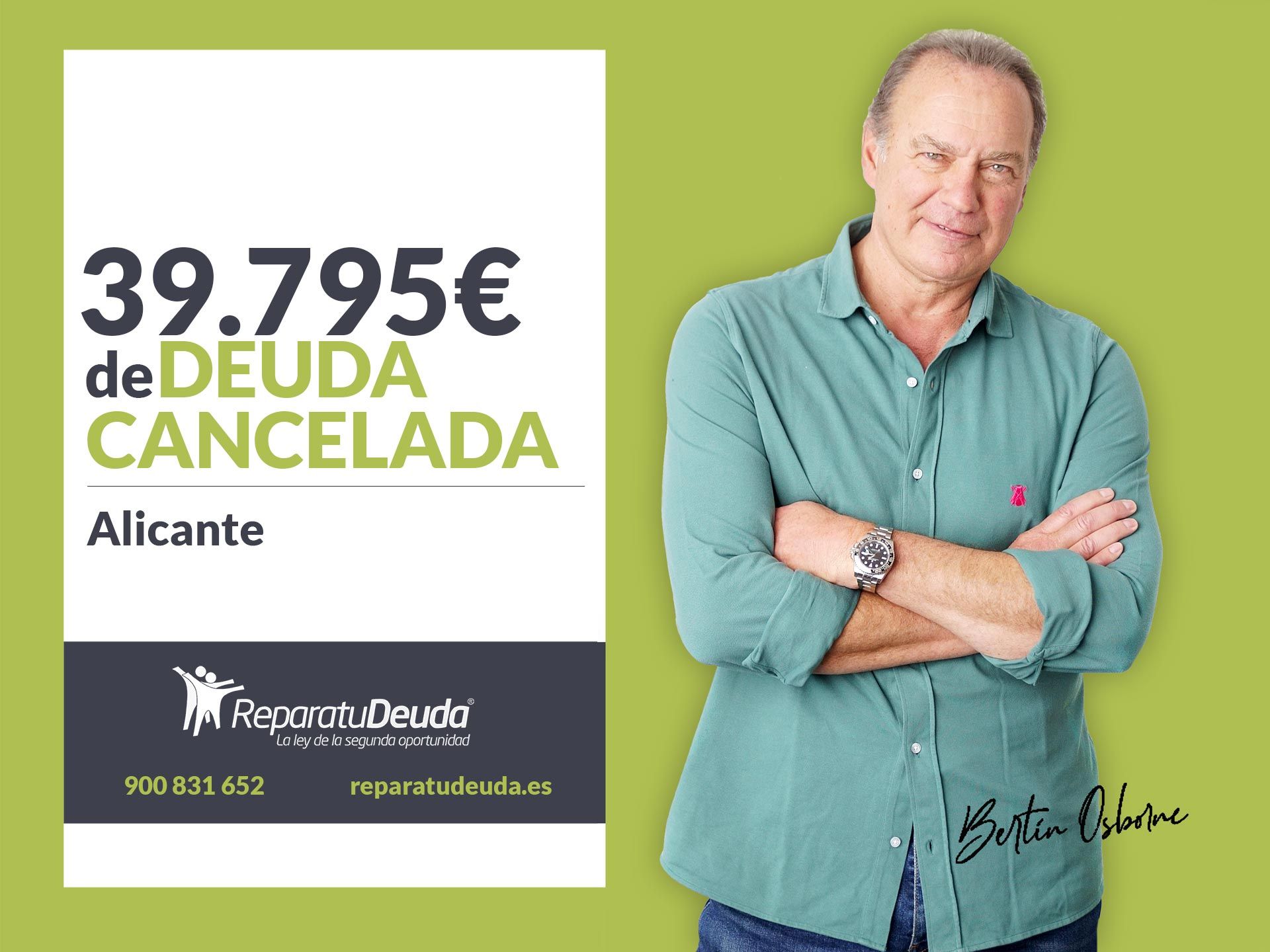 Repara tu Deuda cancela 39.795? en Alicante (Comunidad Valenciana) con la Ley de Segunda Oportunidad