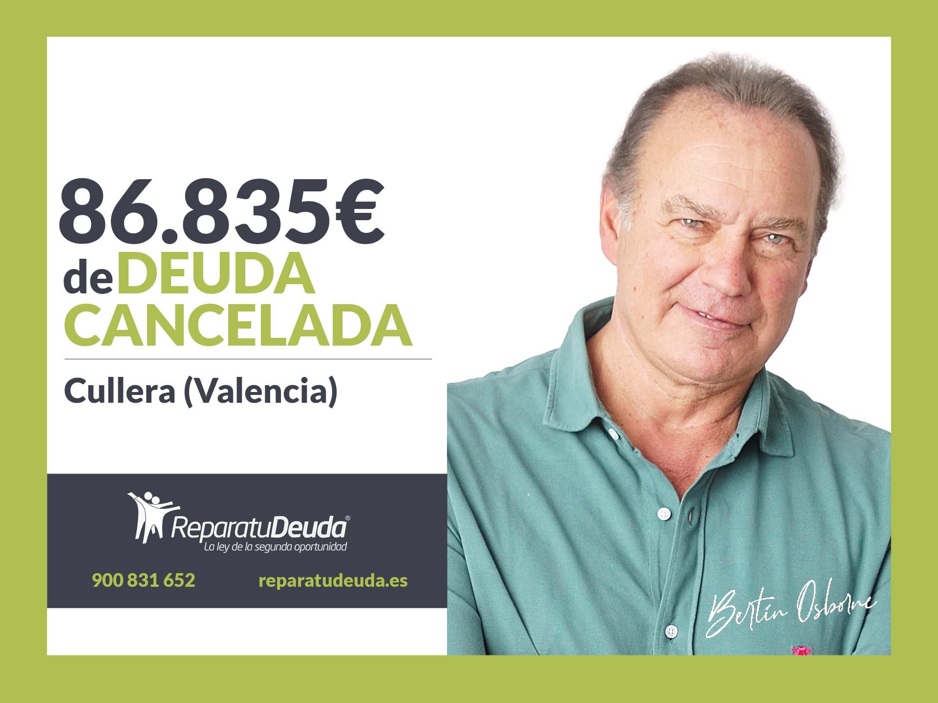 Repara tu Deuda Abogados cancela 86.835? en Cullera (Valencia) con la Ley de la Segunda Oportunidad