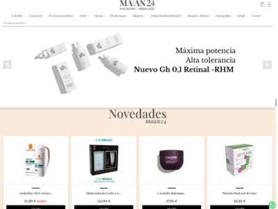 Nace MAAN24.es, el e-commerce de productos cosméticos rigurosamente seleccionados por farmacéuticos
