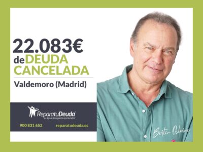 Repara tu Deuda Abogados cancela 22.083 € en Valdemoro (Madrid) con la Ley de Segunda Oportunidad