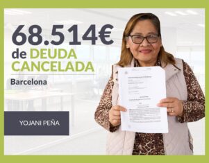 Repara tu Deuda Abogados cancela 68.514€ en Barcelona (Catalunya) con la Ley de Segunda Oportunidad
