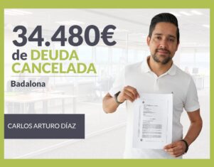 Repara tu Deuda Abogados cancela 34.480€ en Badalona (Catalunya) con la Ley de Segunda Oportunidad