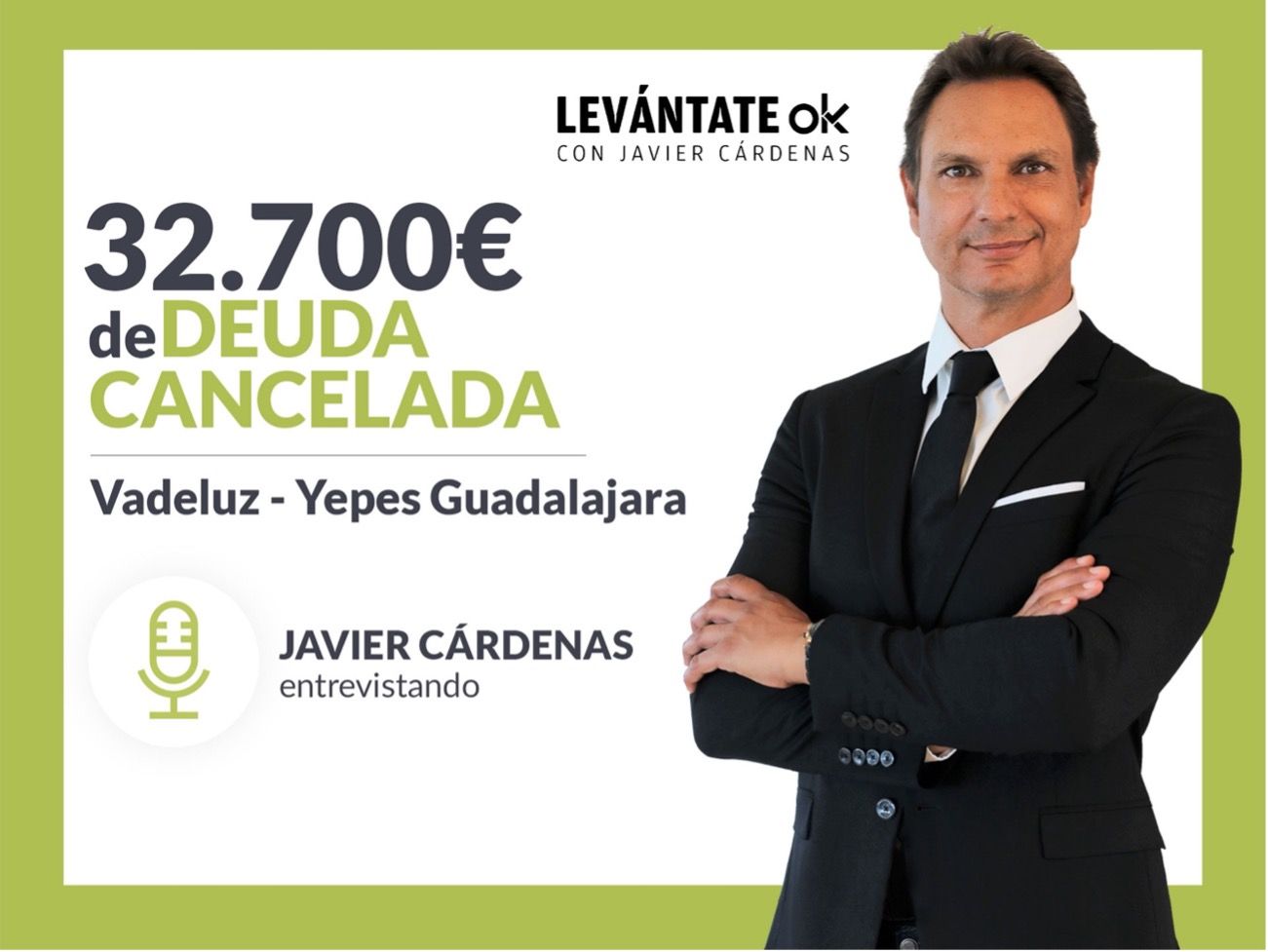 Repara tu Deuda Abogados cancela 32.700? en Vadeluz ? Yepes ( Guadalajara) con la Ley de Segunda Oportunidad