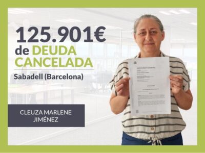 Repara tu Deuda Abogados cancela 125.901€ en Sabadell (Barcelona) con la Ley de Segunda Oportunidad