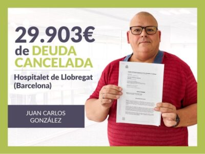 Repara tu Deuda Abogados cancela 29.903 € en Hospitalet de Llobregat con la Ley de Segunda Oportunidad
