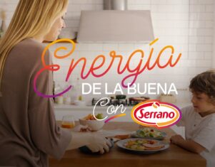 Derroche de «energía de la buena» en la nueva campaña de Serrano