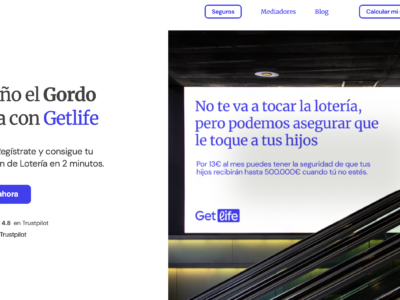 ‘Este año el Gordo te toca con Getlife’: La insurtech regala participaciones de lotería en su última campaña de publicidad