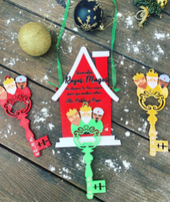 LolitaPrint.com crea la ‘Llave mágica de los Reyes Magos’ personalizada para que puedan entrar en casa a dejar los regalos