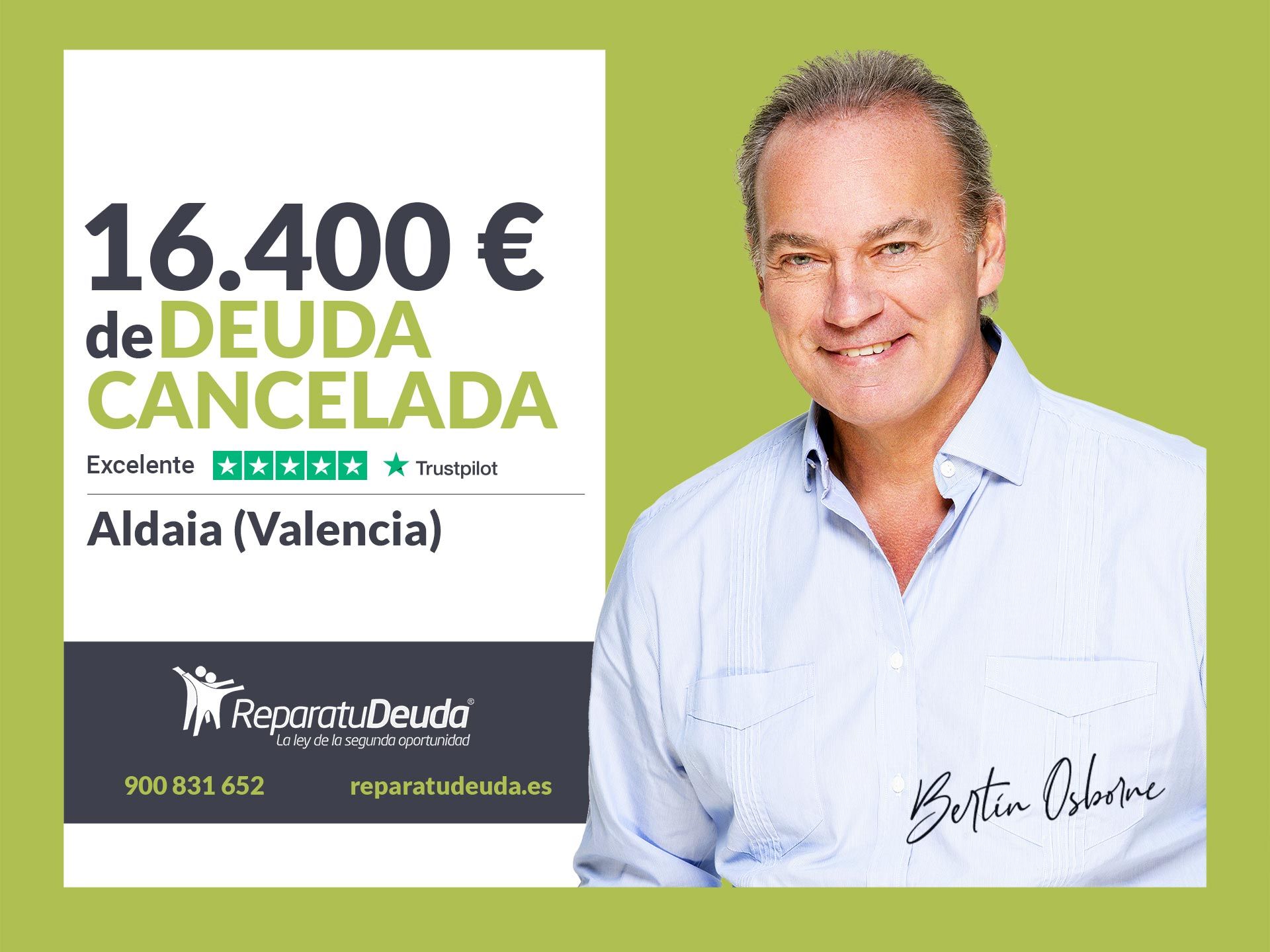 Repara tu Deuda Abogados cancela 16.400? en Aldaia (Valencia) con la Ley de Segunda Oportunidad