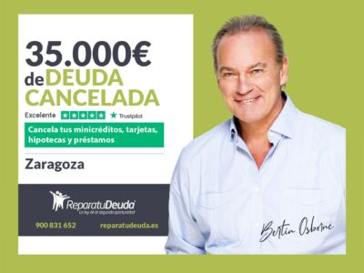 Repara tu Deuda Abogados cancela 35.000€ en Zaragoza (Aragón) con la Ley de Segunda Oportunidad
