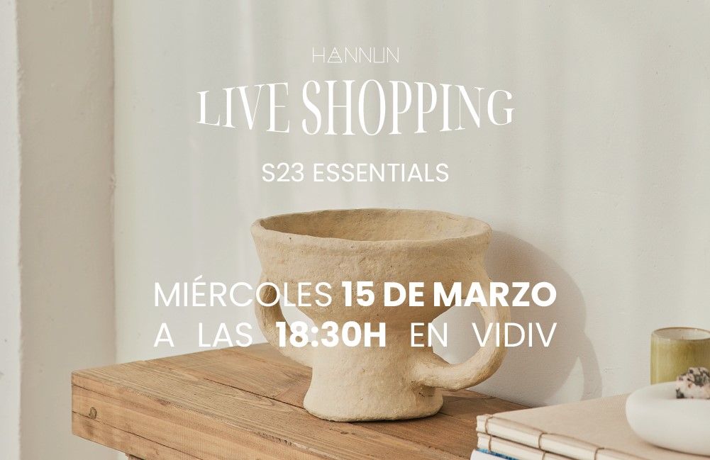 HANNUN lanza hoy un Live Shopping exclusivo de sus nuevos esenciales SS23