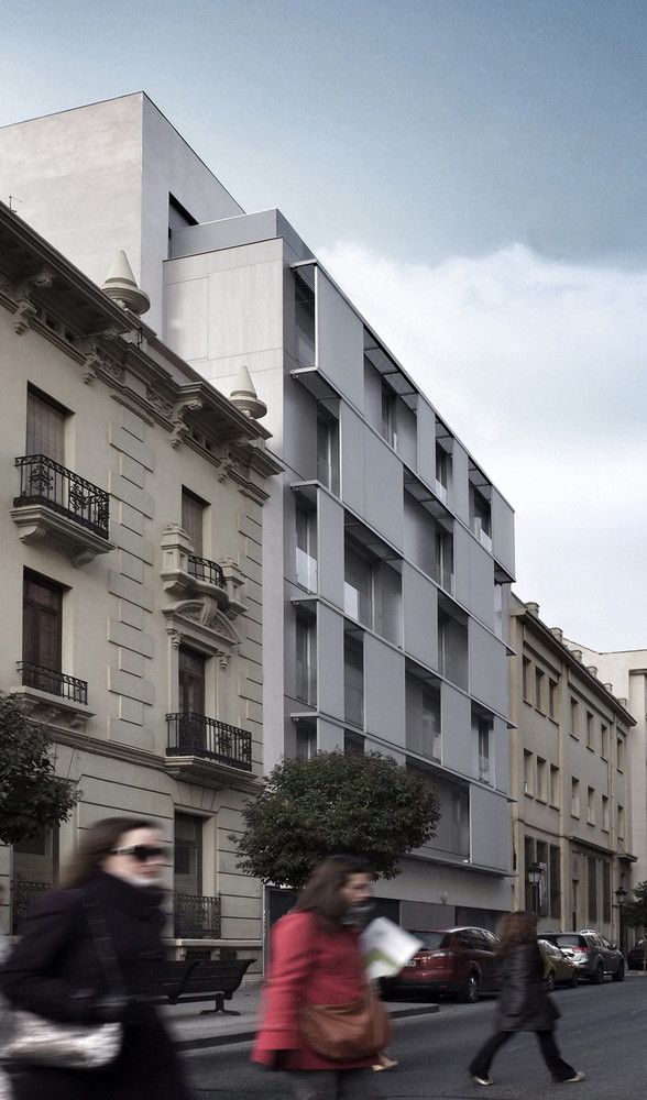 El edificio de viviendas de la calle Octavio Cuartero, obra de Francisco Candel, Premiado por el COACM 