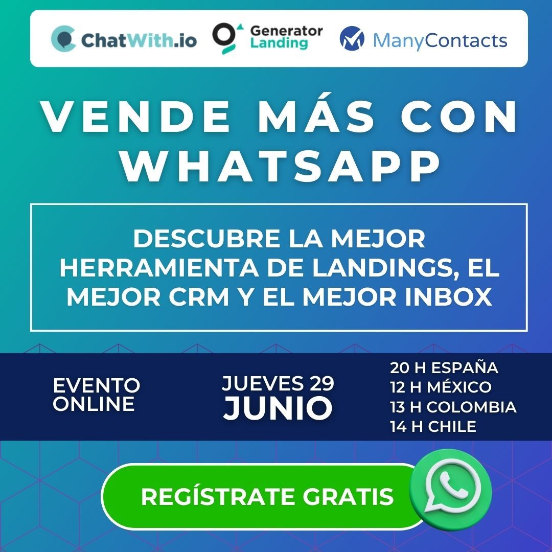GeneratorLanding.com presenta el Summit sobre ventas por WhatsApp usando Inteligencia Artificial