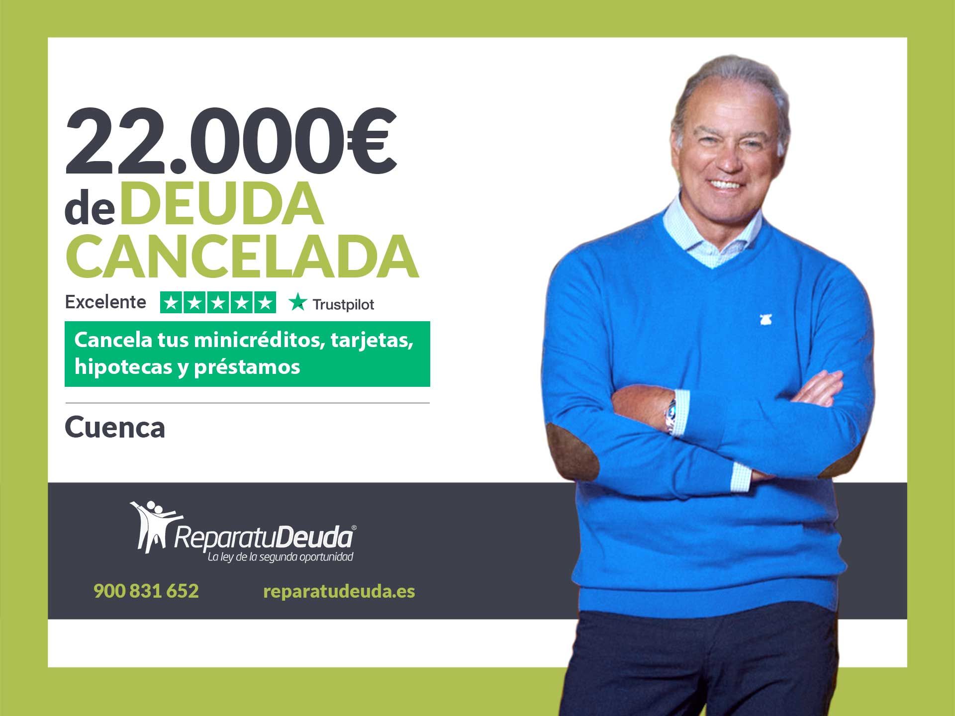 Repara tu Deuda Abogados cancela 22.000? en Cuenca (Castilla-La Mancha) con la Ley de Segunda Oportunidad