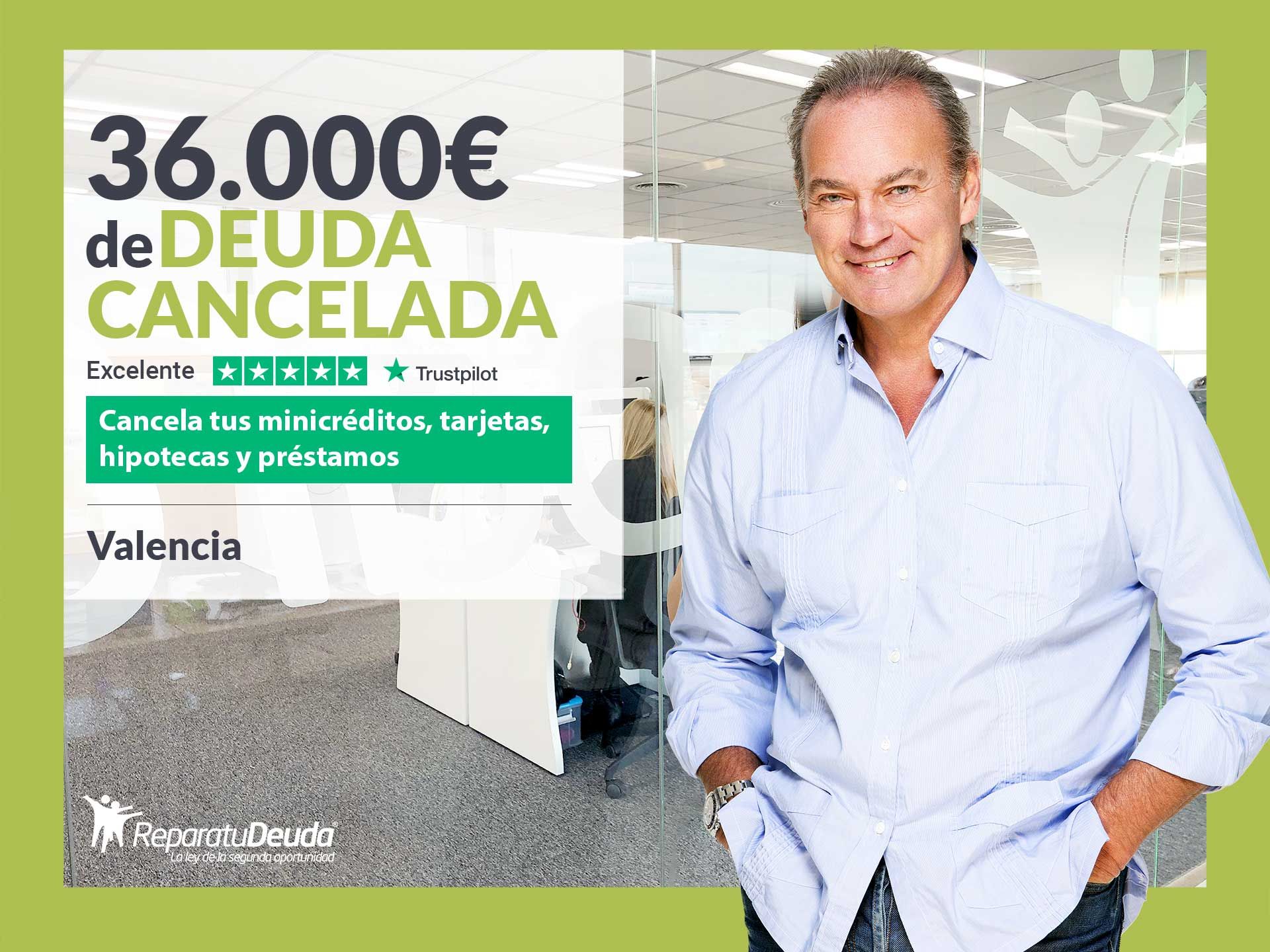 Repara tu Deuda Abogados cancela 36.000? en Valencia con la Ley de Segunda Oportunidad