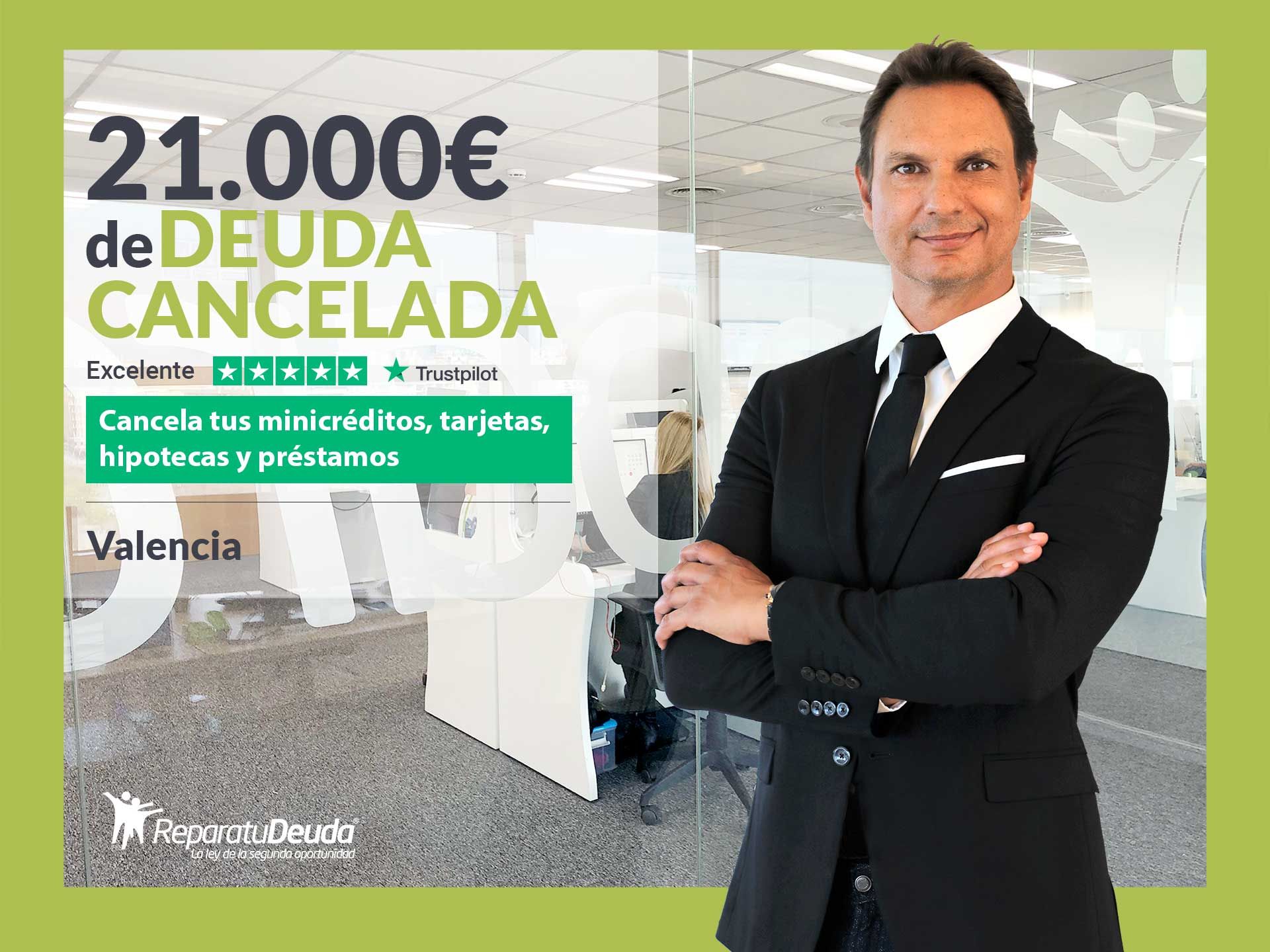 Repara tu Deuda Abogados cancela 21.000? en Valencia con la Ley de Segunda Oportunidad