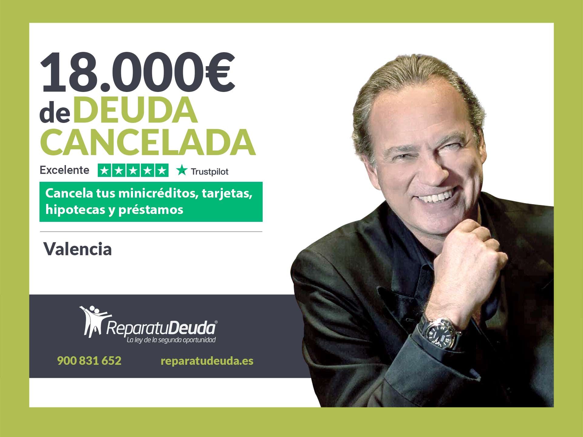 Repara tu Deuda Abogados cancela 18.000? en Valencia con la Ley de Segunda Oportunidad